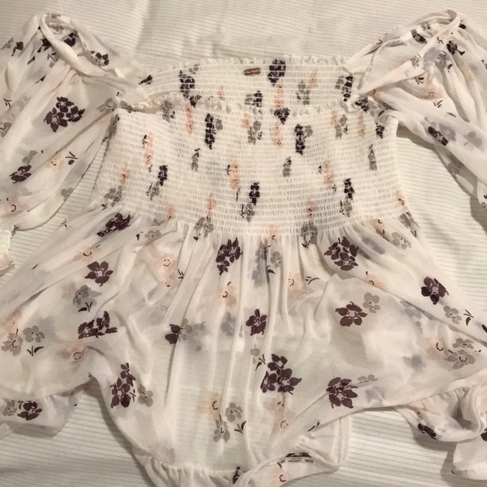 Free people smocked blouse